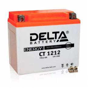  АКБ 12V-12 А/ч "Delta" СТ" (YTX14-BS) (CT 1212