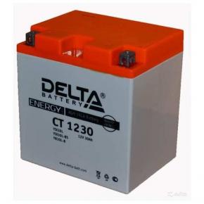 АКБ 12V-30 А/ч "Delta" СТ" (YTX30L) (CT 1230