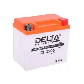  АКБ 12V-5 А/ч "Delta" СТ" (YTX5L-BS) (CT 1205