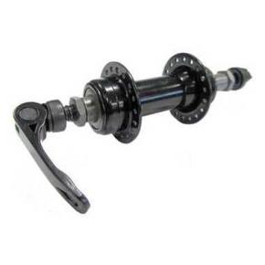  Втулка вело задняя 36 отверстий МТВ алюминивая с эксцентриком чёрная