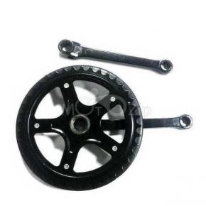  Звездочка с шатунами 48 зубов под клин хром