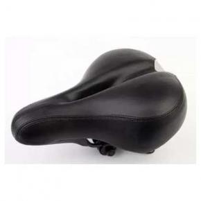  Седло вело Спорт 26" с дыркой мягкое на пружине