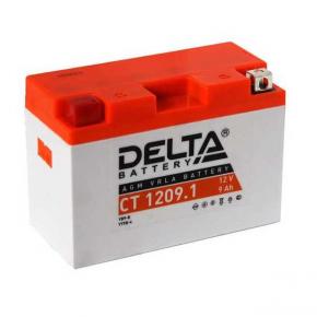  АКБ 12V-9 А/ч "Delta" СТ"   YTX9-BS  CT 1209.1