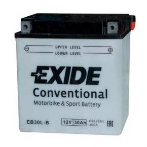  АКБ 12V-30 А/ч "EXIDE" (EB30L-B)