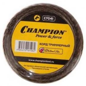  Корд триммера (Champion Magic) 3,0 мм 12м (витой к