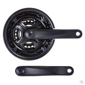  Звездочка с шатунами (Спорт) 3 ск.(вело) квадрат (48*38*28) NEW