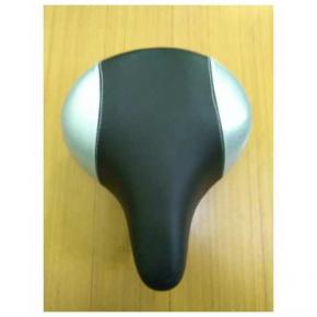  Седло (вело) 28" широкое  двухцветное (высокое)