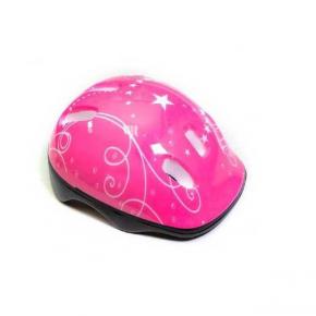  Шлем (Вело) (детский) розовый со звездочкой
