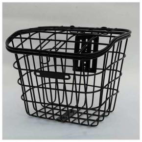  Корзина (вело) передняя (толстая мет.проволока) с крышкой
