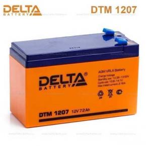  АКБ 12V-7 А/ч "Delta" DТ (DTM 1207)