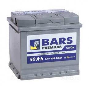  АКБ. 6СТ-50 Bars о.п Premium