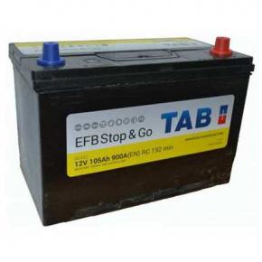  АКБ. 6СТ-105А3 Tab EFB о.п.Stop@Go