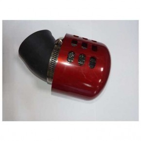  Фильтр воздушный (Скутер) d=38мм (прямоток) с загибом