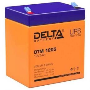  АКБ 12V-5 А/ч "Delta" DТМ"  (DTМ 1205)