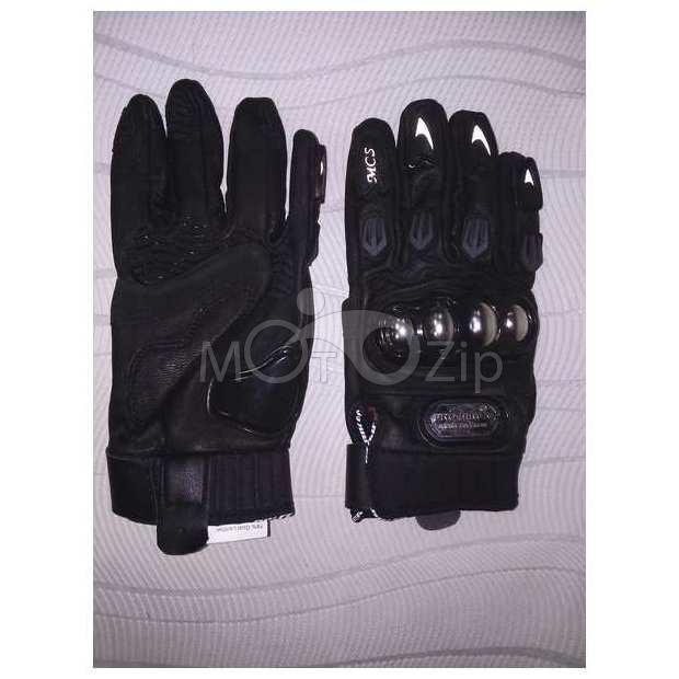  Перчатки PRO-Biker mcs-06 кожа (черные)вилка