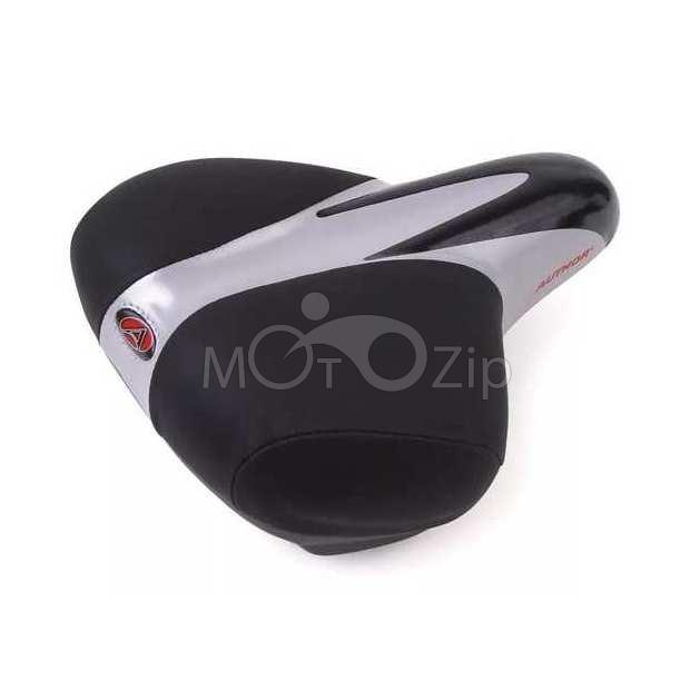 Седло вело 28" широкое  двухцветное