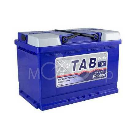  АКБ. 6СТ-75А3 Tab Polar Blue о.п.
