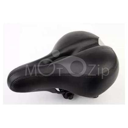  Седло вело Спорт 26" с дыркой мягкое на пружине