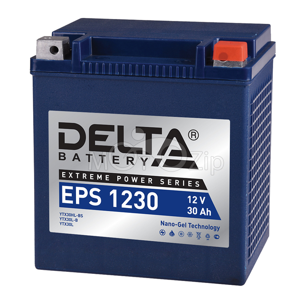  АКБ 12V-30 А/ч "Delta EPS"   YTX30HL-BS   EPS 1230