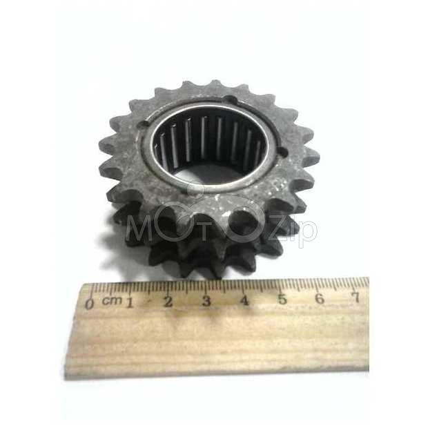  Звездочка снегоход Буран 3-х рядная натяжителя 19 зубов с подшипником