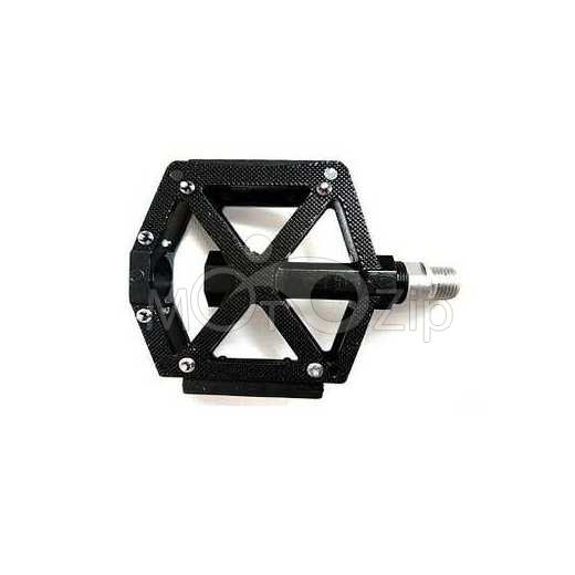  Педали (BMX/MTB) на 2 пром.подш. черные, алюм.