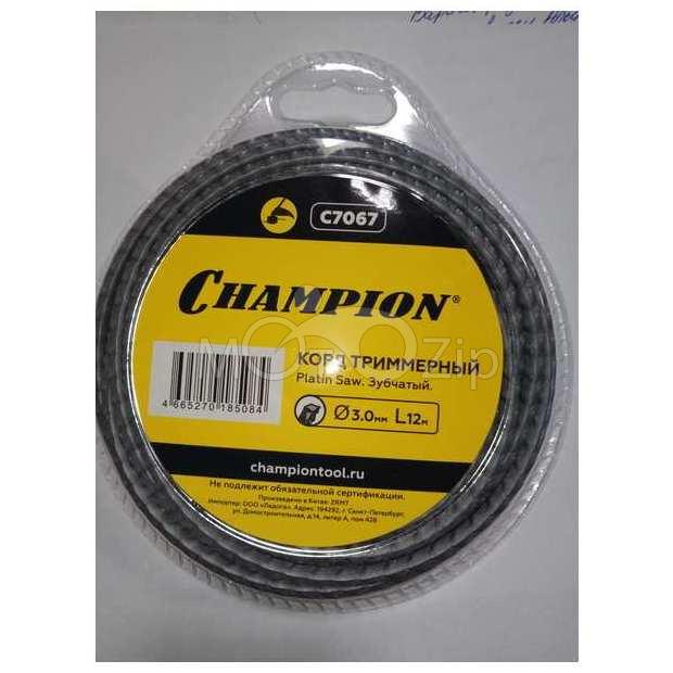  Корд 3,0 мм 12 м (Champion Platin Saw)  (зубчатый)