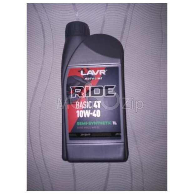  Присадка (LAVR МОТО RIDE BASIC 4T 10W40 SL) 1л п/с