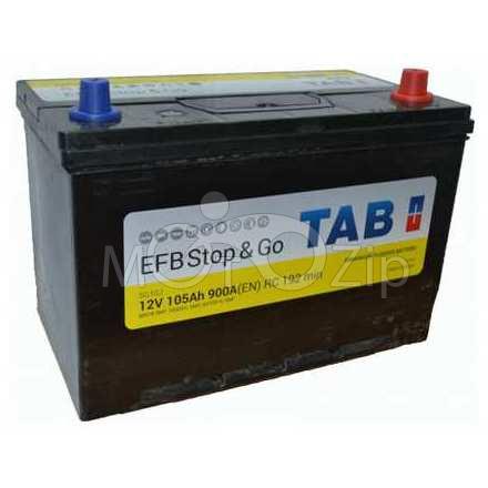  АКБ. 6СТ-105А3 Tab EFB о.п.Stop@Go