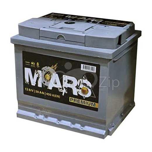 АКБ. 6СТ-50АЗ Mars Premium п.п.