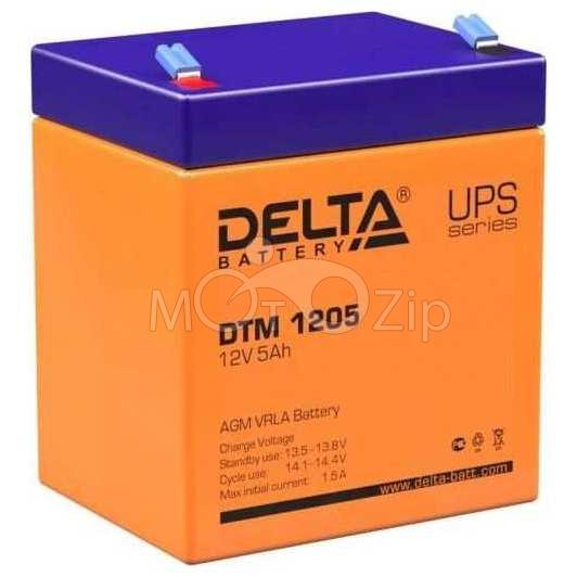 АКБ 12V-5 А/ч "Delta" DТМ"  (DTМ 1205)
