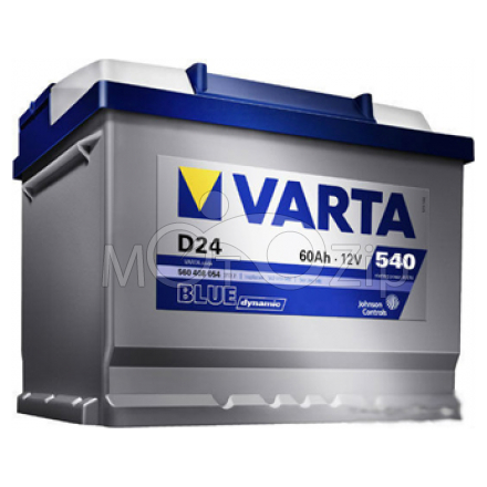 АКБ. 6СТ-60АЧ Varta Blue Dynamic D24 о.п.242-175-190