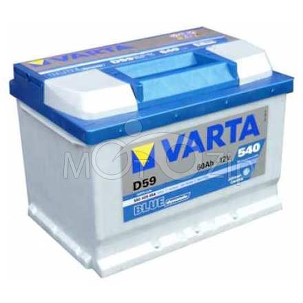  АКБ. 6СТ-60АЧ Varta Blue Dynamic D59 о.п.242-175-175 низкий